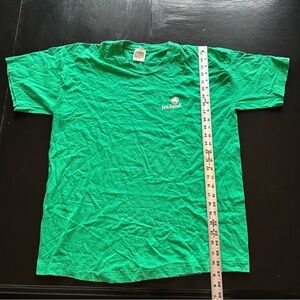 Vintage XL Ireland T-Shirt Emerald Green Short Sleeve Tee Made in Ireland